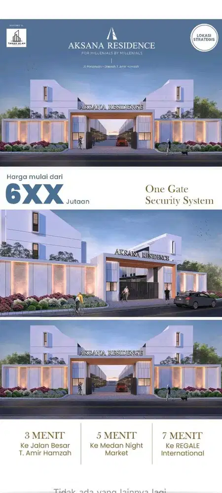 Villa komplek Aksana Residence