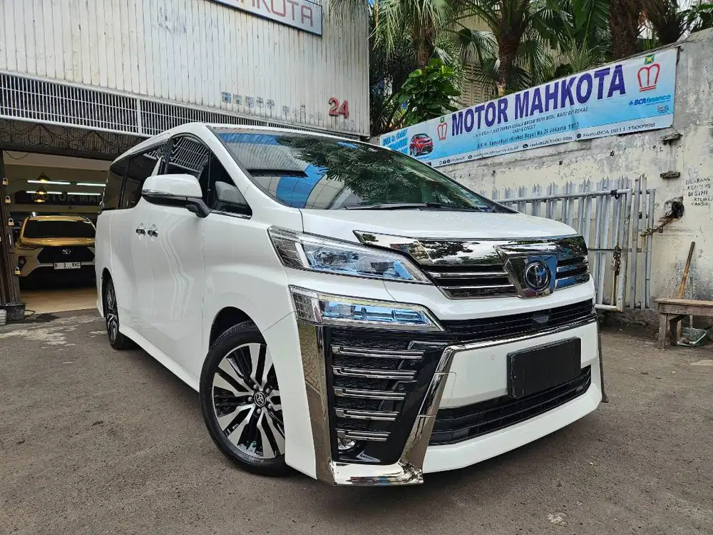 34 rb km Full ori Toyota Vellfire 2.5 G TSS 2023 nik 2022 putih bagus