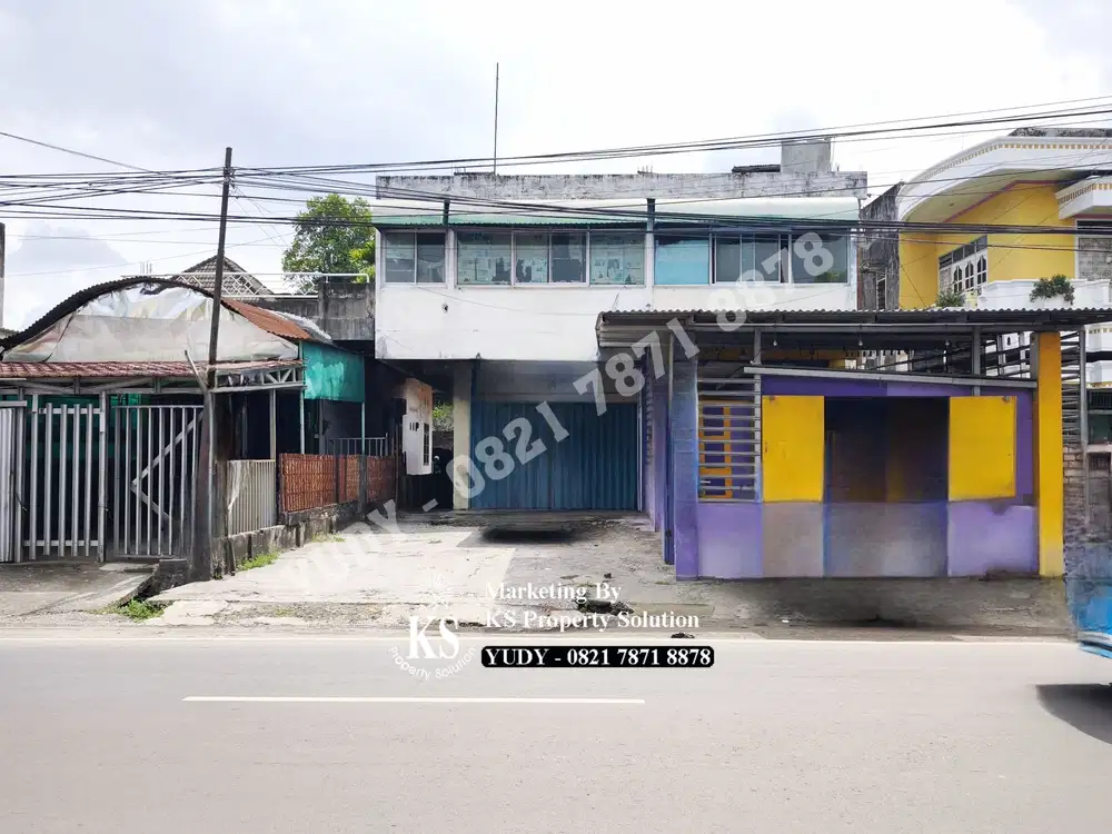 Ruko Gandeng Tanah Luas di jalan M Isa Taksam Pusat kota Palembang