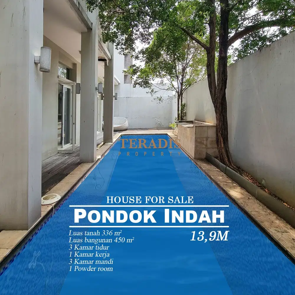 DIJUAL RUMAH DI KAWASAN PONDOK INDAH