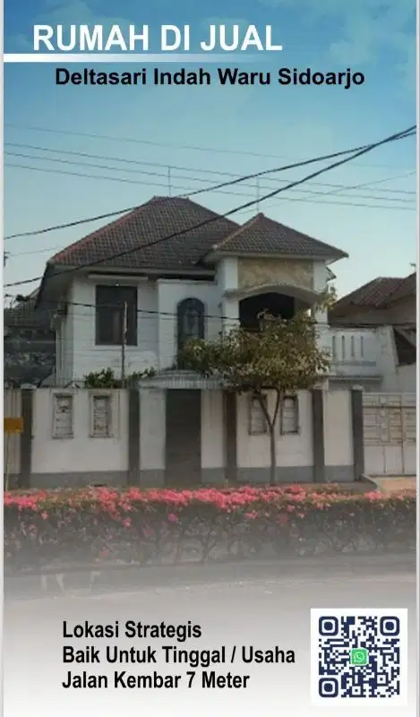 DIJUAL RUMAH HOOK DELTASARI RAYA 0 JALAN DELTASARI