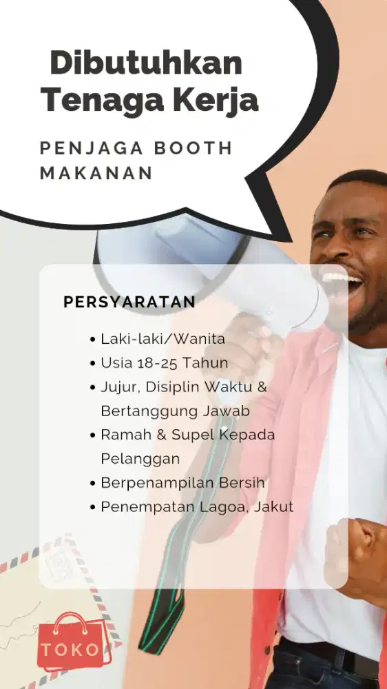 Penjaga Booth Makanan