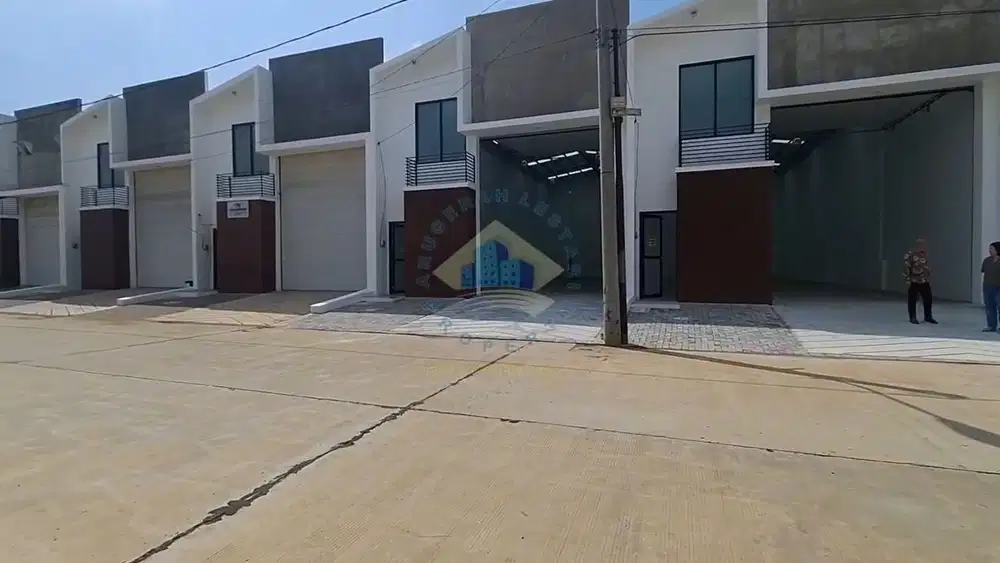 JUAL GUDANG BARU 24x8m SIAP PAKAI DEKAT TOL NAROGONG CILEUNGSI BOGOR