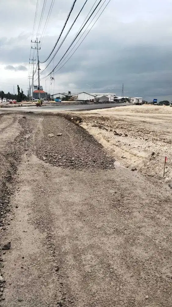 Tanah 2392 M2 Nol Jalan Gresik - Lamongan Dkt Ring Road Kota