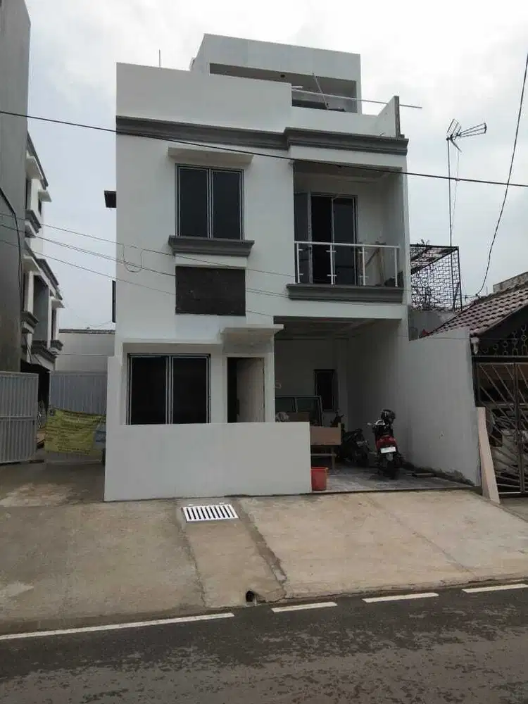 Dijual Rumah Baru Minimalis Modern 3 lantai di Rawasari Jakarta Pusat