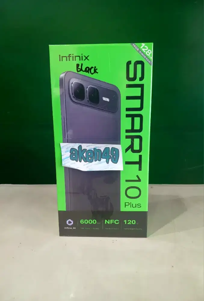 Infinix Smart 10 plus 8Gb 128Gb Layar 120Hz Battery 6000mAh