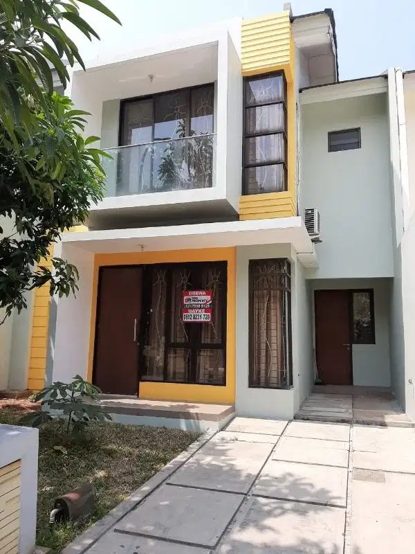 Rumah 2 Lantai di sewakan di Bsd Dekat Prasmul Dan Aeon Mal