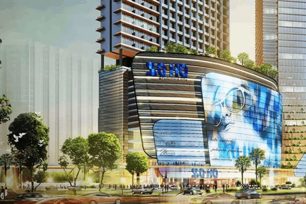 SEWA RUANG KANTOR GEDUNG SOHO CAPITAL JAKARTA BARAT