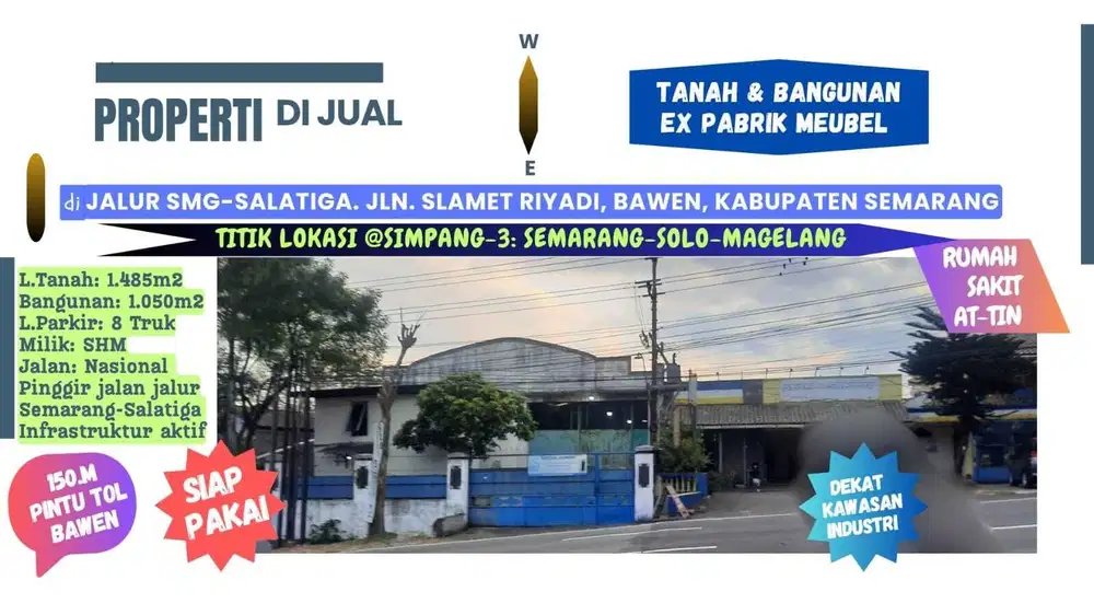 Jual Tanah dan Bangunan Jalur Semarang-Salatiga