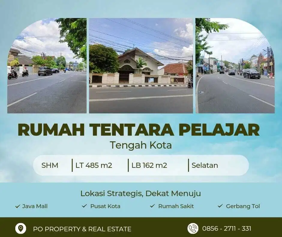 Rumah Tentara Pelajar Dekat Java Mall dan Akpol