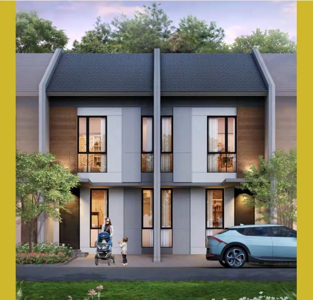 DIJUAL RUMAH UNIT BARU 2 LT CLUSTER NYAMAN SUMMARECON CROWN GADING