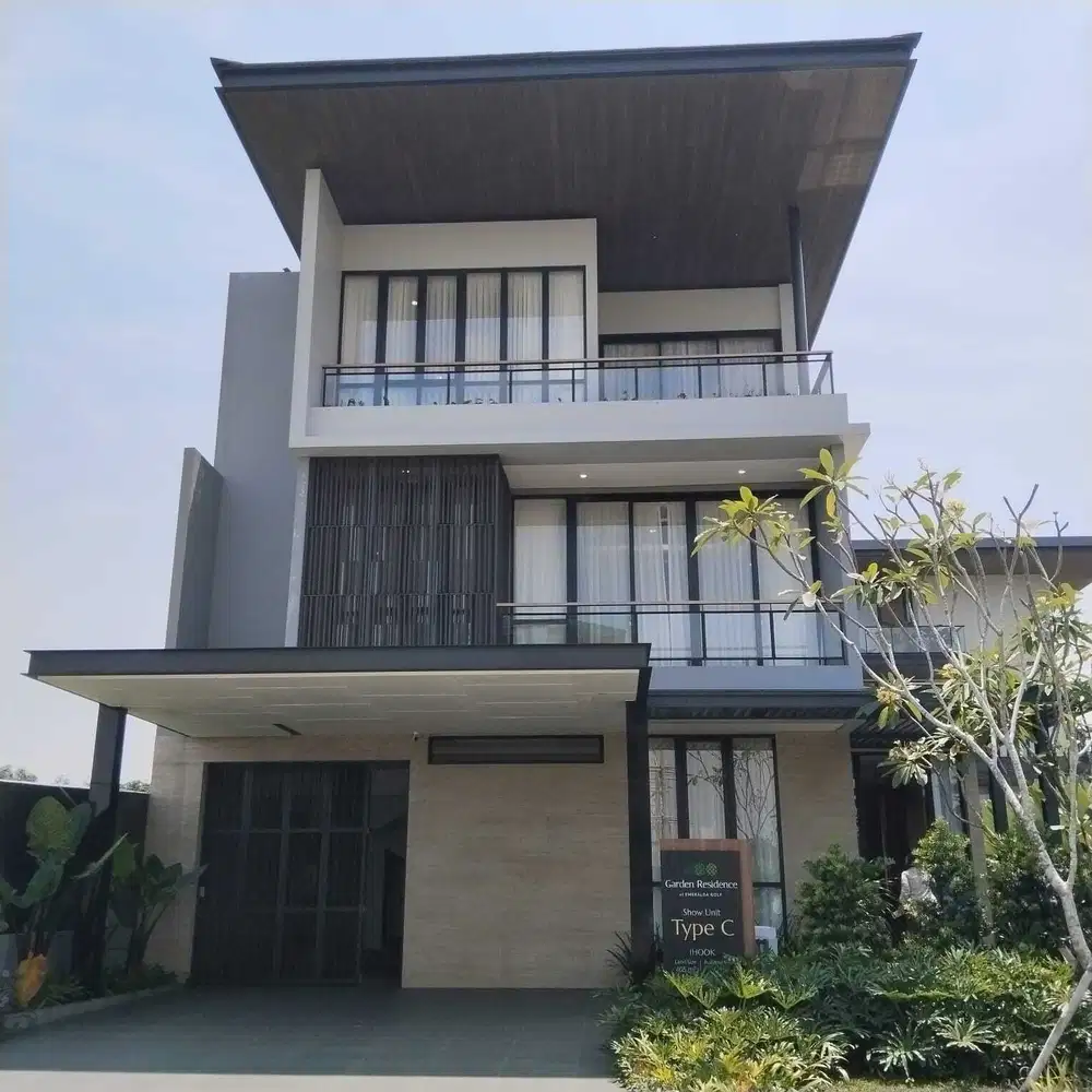 Di jual Rumah Mewah siap Huni Garden Residence Emeralda Golf