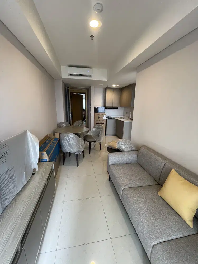 apartement pik1 gold coast tiper 1BR luas 44m,full furnish brand new,v