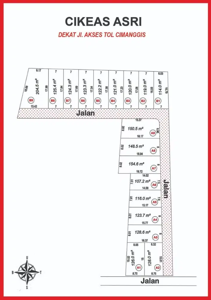 Tanah Kavling Murah Cikeas Asri, 5 Menit ke Tol & Pusat Belanja