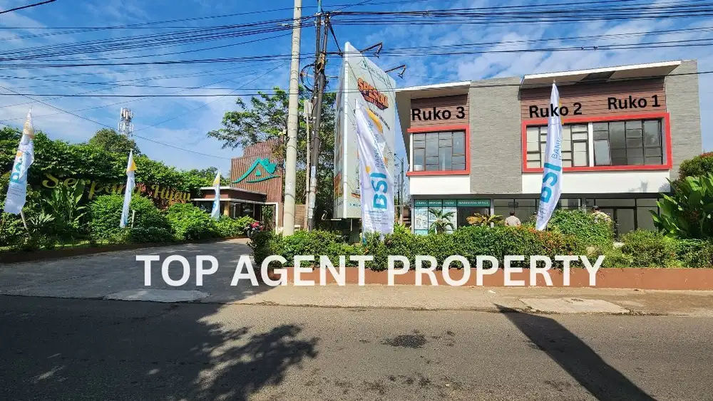 JUAL MURAH 3 RUKO PINGGIR JALAN, DI GRAHA SERPONG HIJAU, KAB. BOGOR