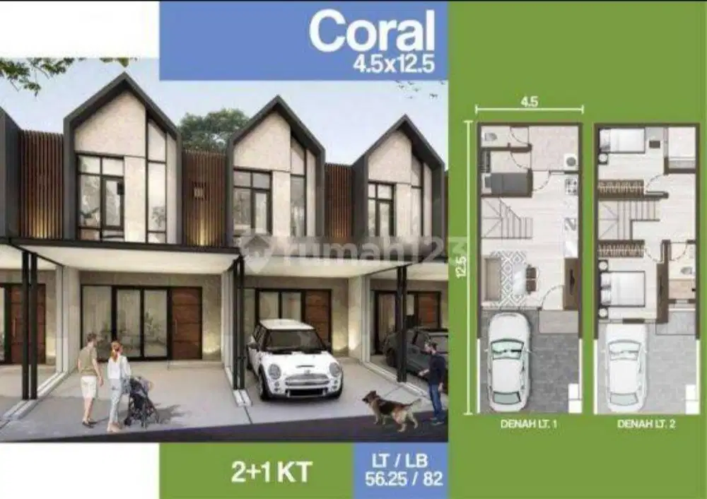 Dijual Atau Takeover Rumah Cluster Denver Uk 4,5x12,5 Badan