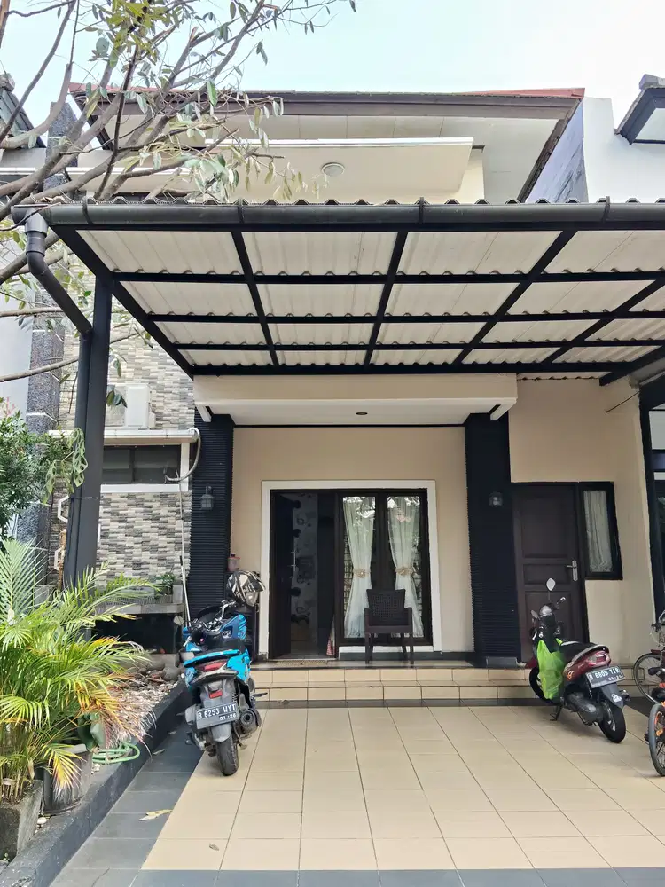 Rumah 2 Lt Siap Huni Bonus Full Furnished Tanah Luas dkt Cirendeu