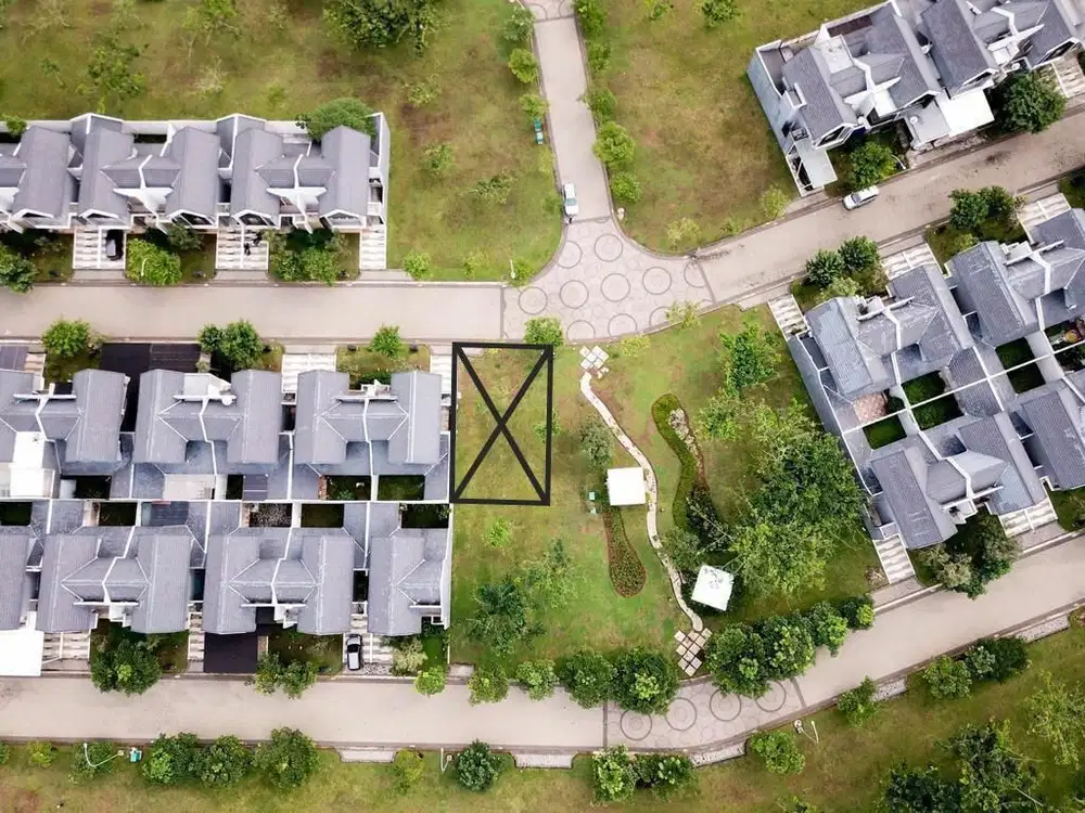 Kavling Hook Cakep Cluster Inika Island Samping Taman The Avani BSD