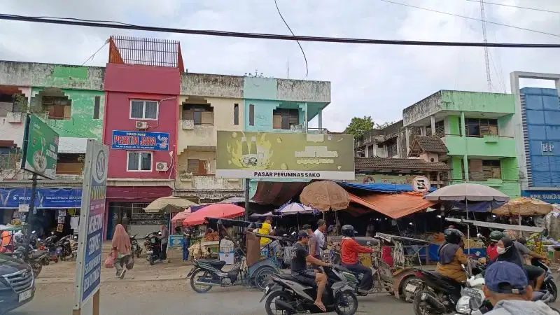Ruko Pasar Sako Perumnas Jalan Siaran