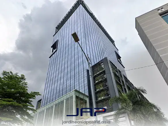 Sewa Kantor Wisma Barito 400M2 Bare Strategis di Slipi Dekat Dekat Tol