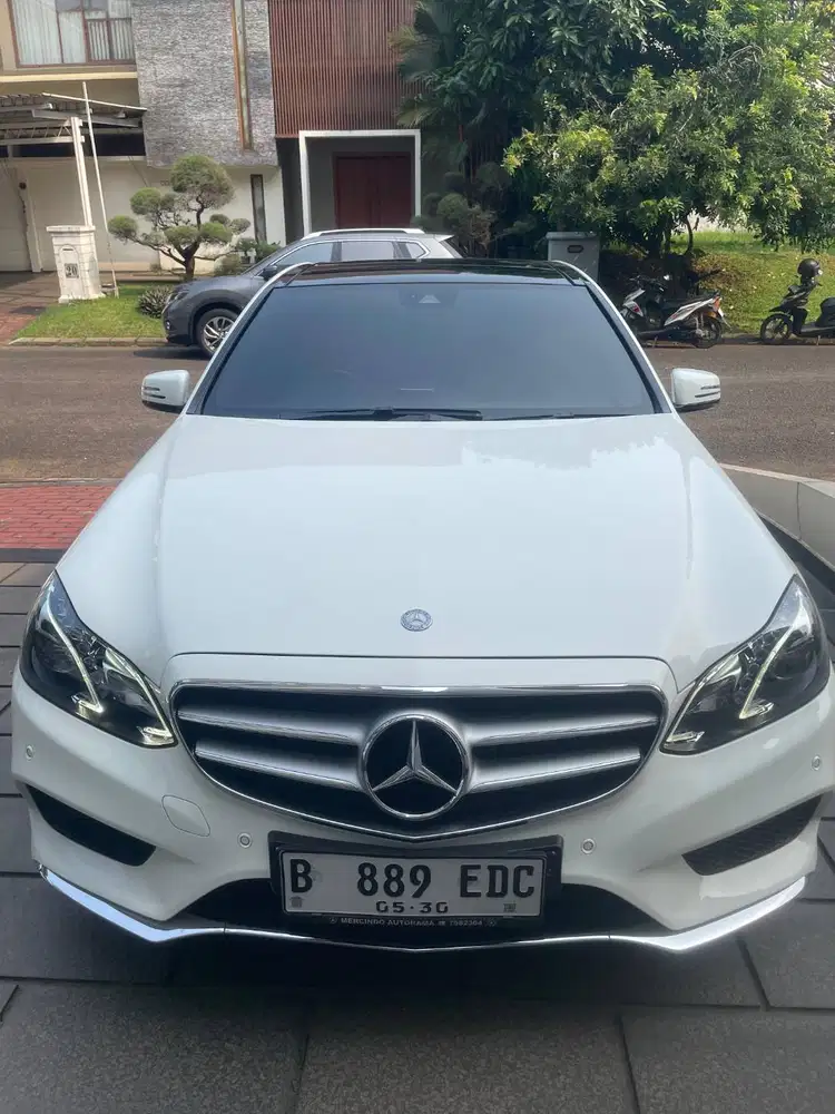 Mercedes Benz E400 2014 White Putih 2015 Mercy E400 2013 Jual cepet bu