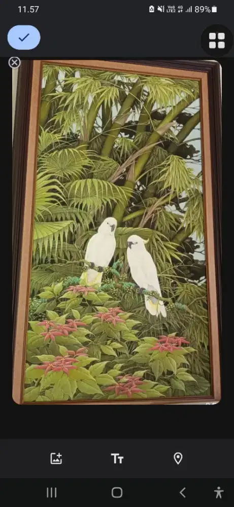 Lukisan canvas dr Bali