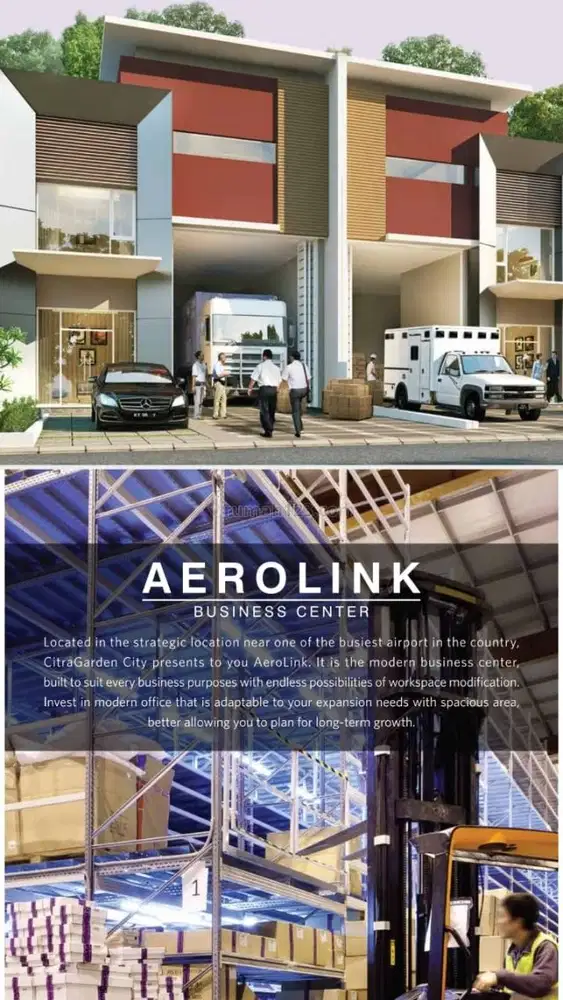Dijual Gudang di Aeroworld 8, Citra Garden City, Jakarta Barat