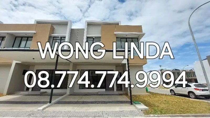 DISEWAKAN RUMAH HOEK CLUSTER DALLAS PIK 2 TEEMURAH UK 8X12,5