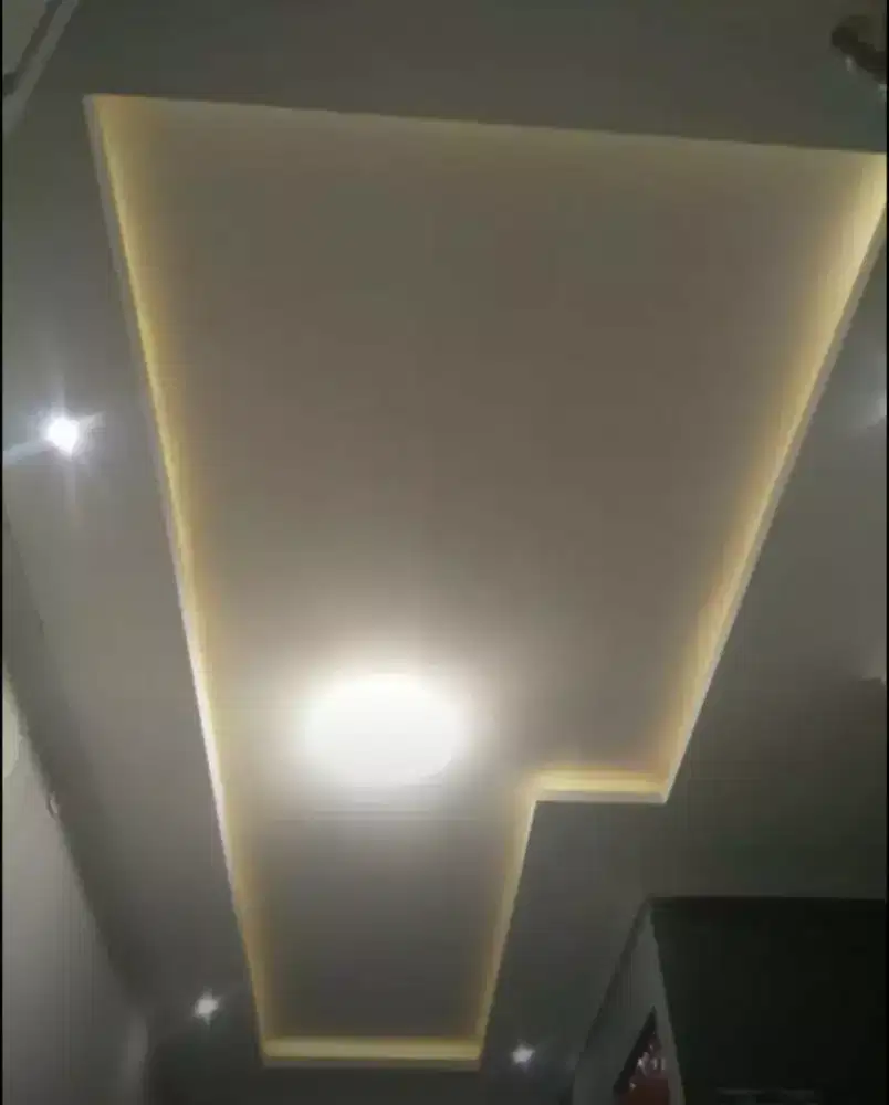 Plafon partisi Alumunium kanopi lis gypsum