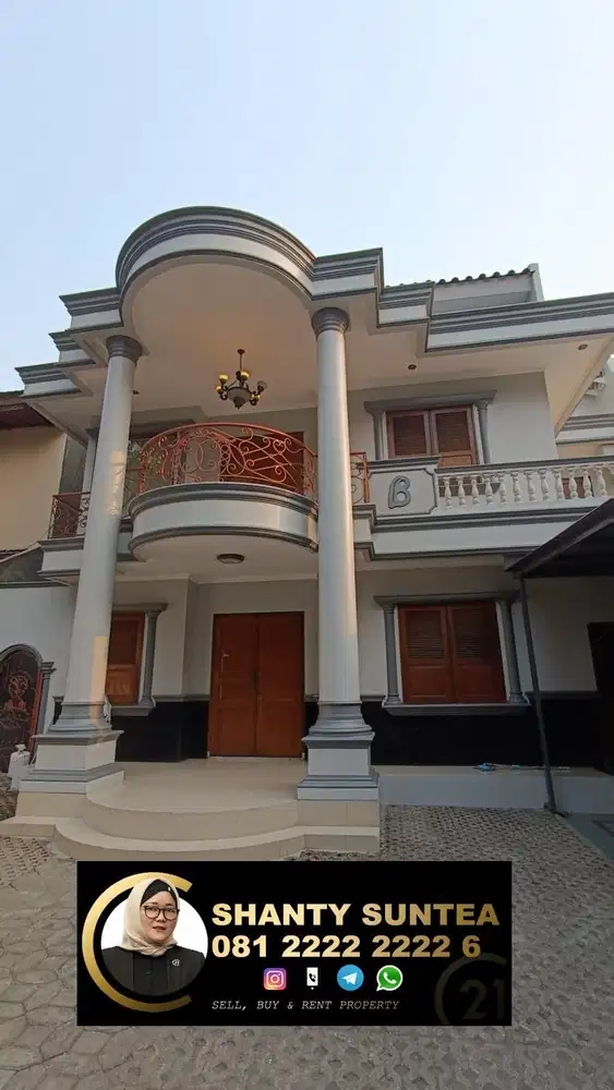 Jual Rumah Mewah Parkiran Luas di Kramat Pela Jakarta Selatan SC-13862