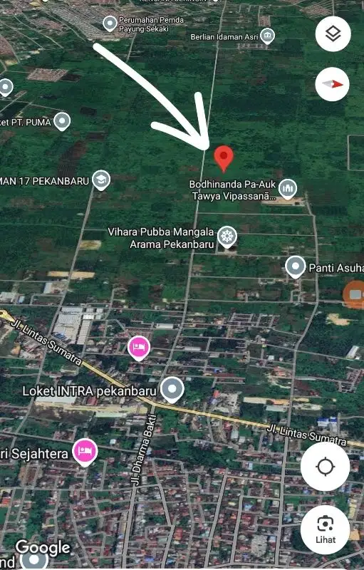 Tanah murah sertifikat jalan darma bakti ujung