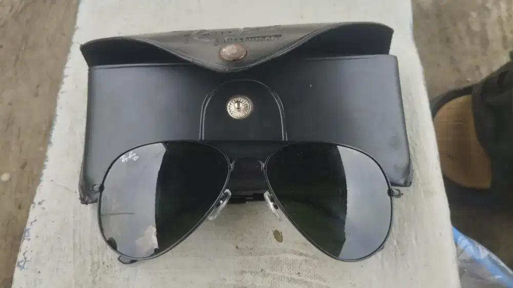 Kacamata rayban 3026 aviator large metal 62^14