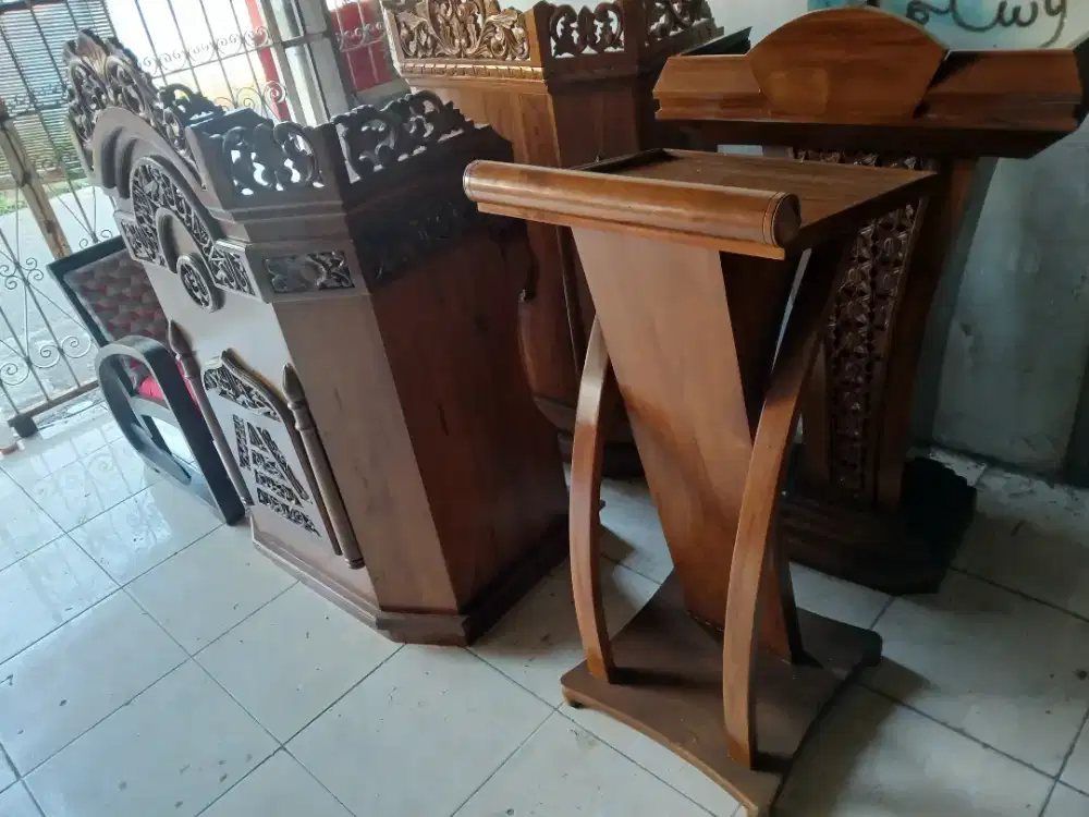 Mimbar Podium Masjid dan Kantor