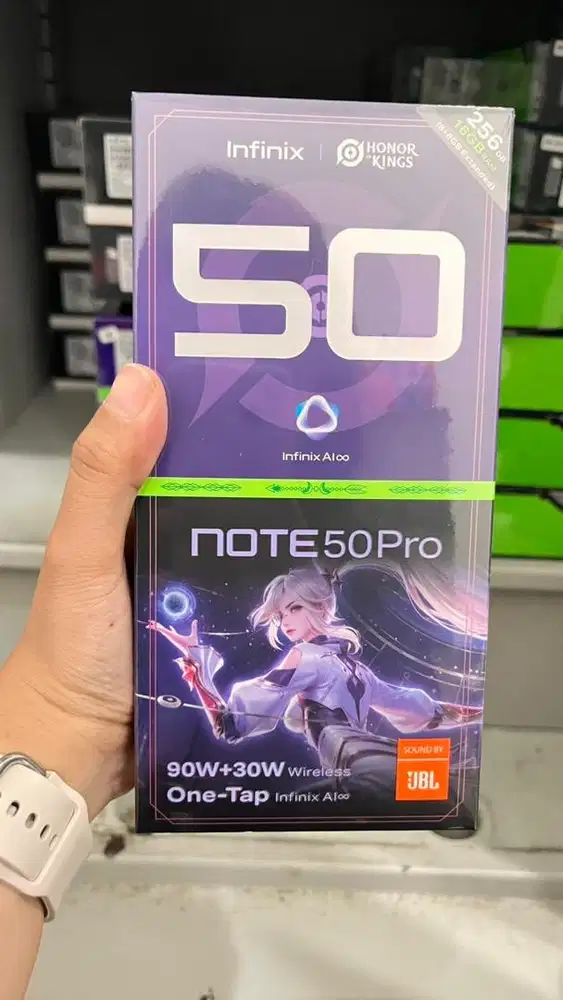 Infinix Note 50 Pro 8/256 Barang segel box , Garansi Resmi