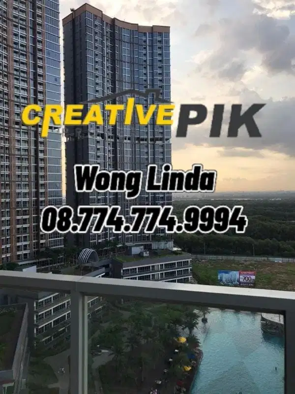 FOR RENT APARTEMEN GOLD COAST 3BR FURNISH