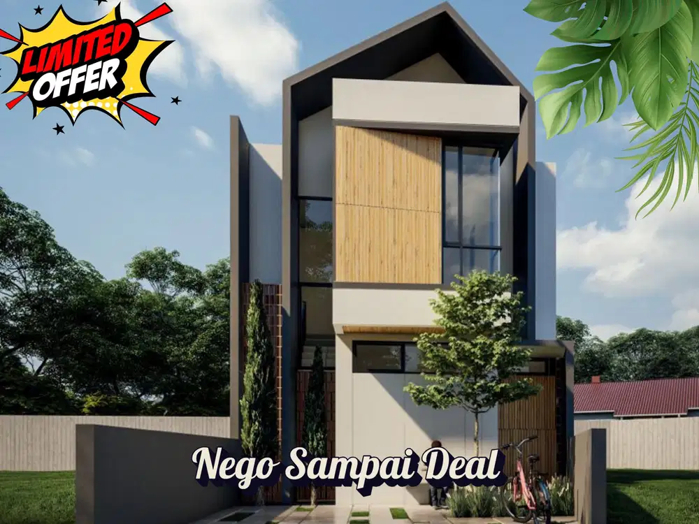 ADA KOLAM RENANG! Rumah Custom di Cluster Syariah Setiabudi Lembang