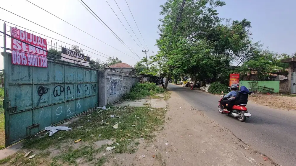 kavlling serang banten luas 2.310m cocok untuk gudang atau pabrik