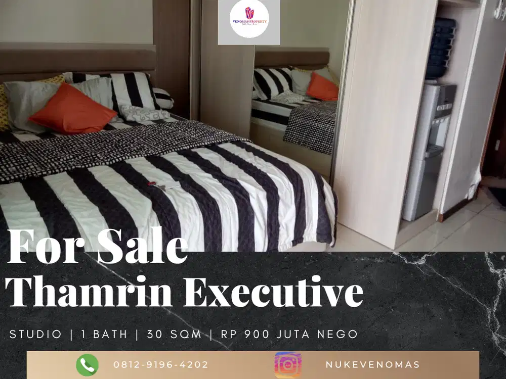 Dijual Apartemen Thamrin Executive Type Studio Full Furnished
