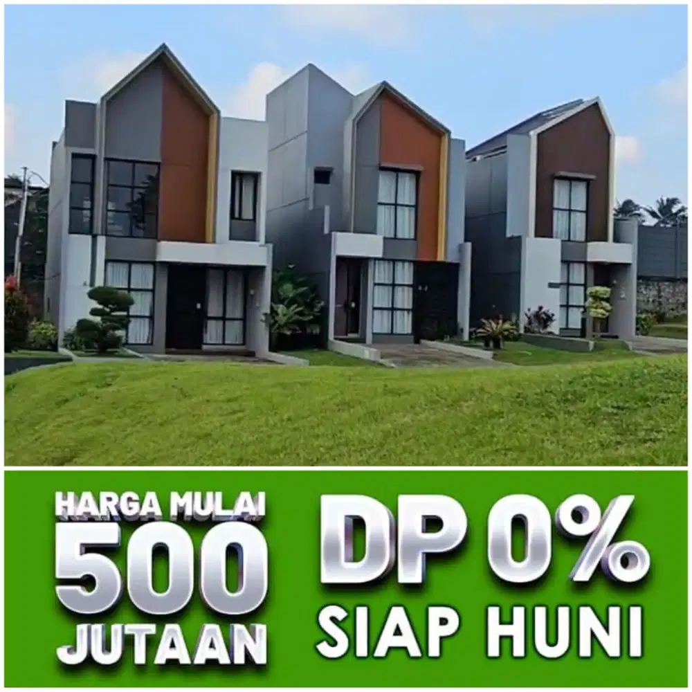 Rumah dekat Stasiun Cisauk mulai 500jutaan Free DP cicilan mulai 3jtan