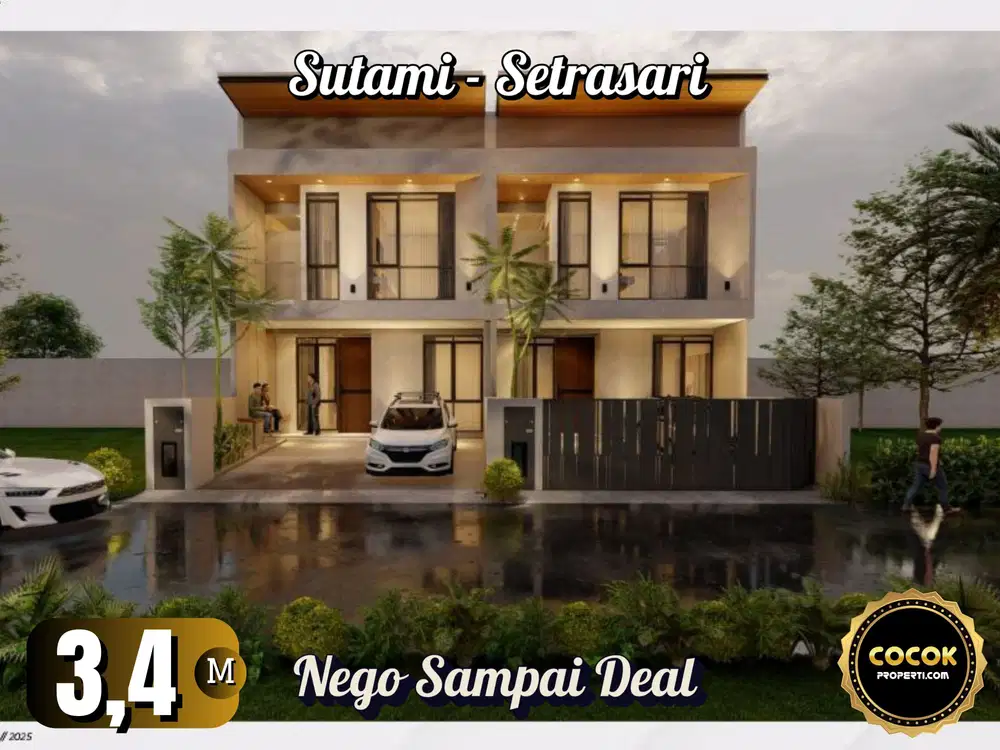 JUAL RUMAH BARU KONSEP JAPANDI KAWASAN PREMIUM SAYAP SUTAMI SETRASARI