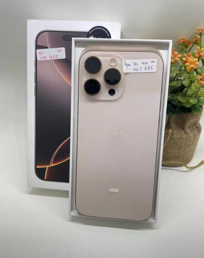 iPhone 16 PROMAX 1TB NATURAL DESERT (4) /BLACK TITANIUM iBox, BH 100%