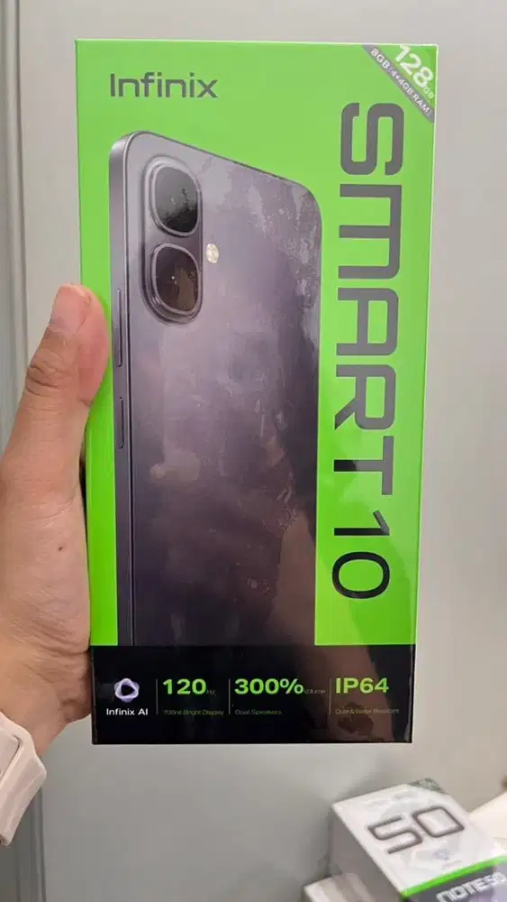 Infinix Smart 10 4/128 Hp sejutaan Rom besar , Garansi resmi