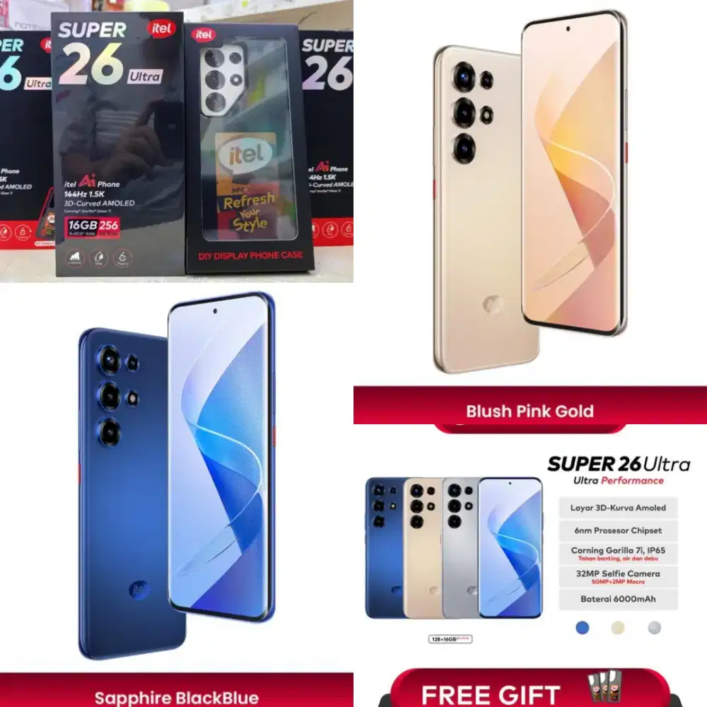 ITEL S26 ULTRA 8/256GB NFC GARANSI RESMI