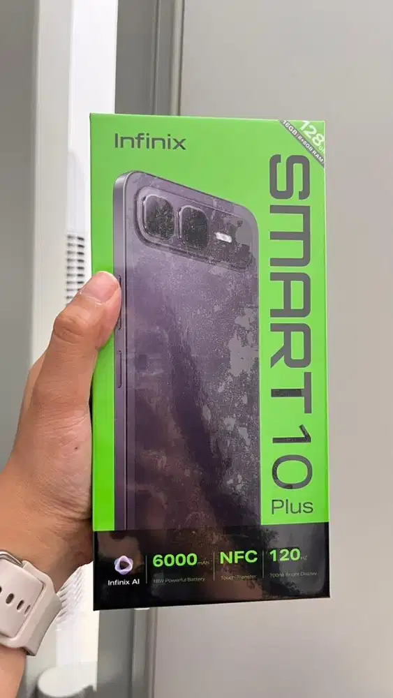 Infinix smart 10 plus 8/128 Baterai besar 6000mAh , Nfc