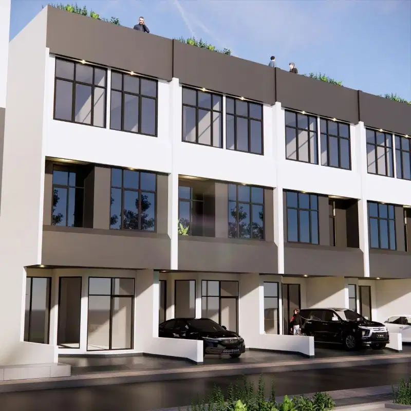 Rumah usaha(SHM)3 lantai di jalan kran 5 Kemayoran Jakarta pusat