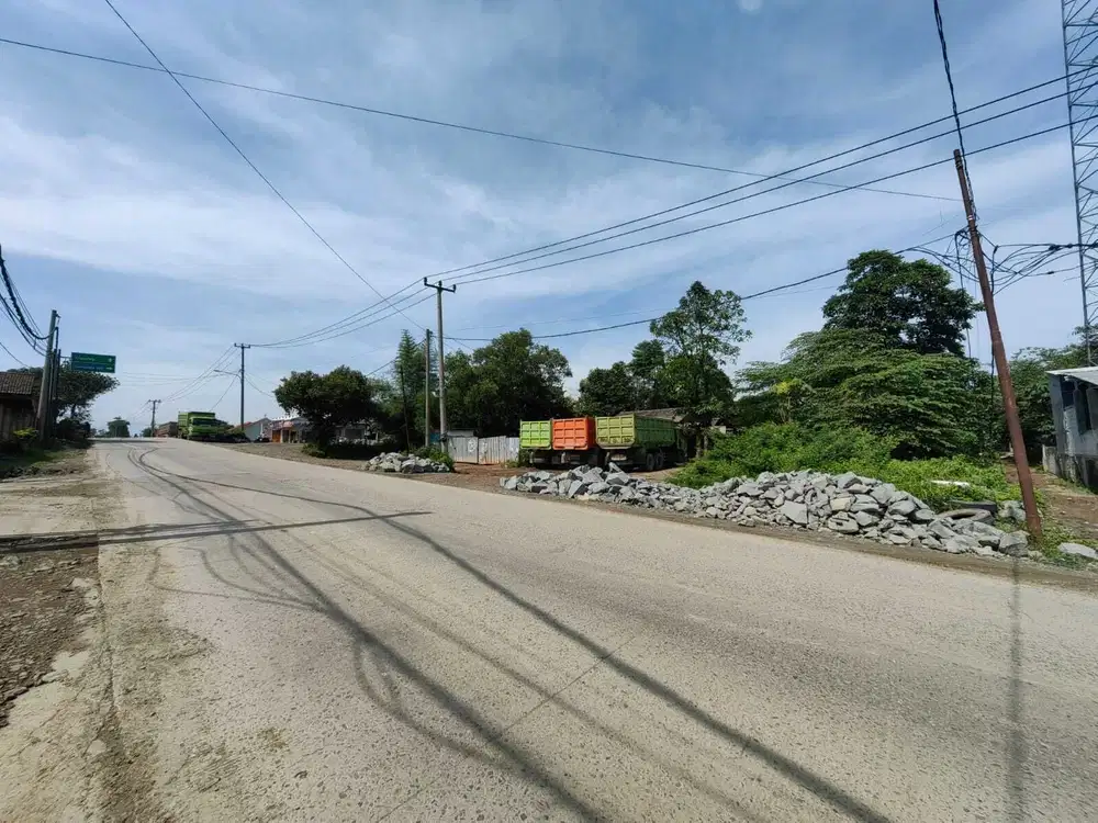 Dijual Tanah Kosong Jalan Raya Parung Panjang