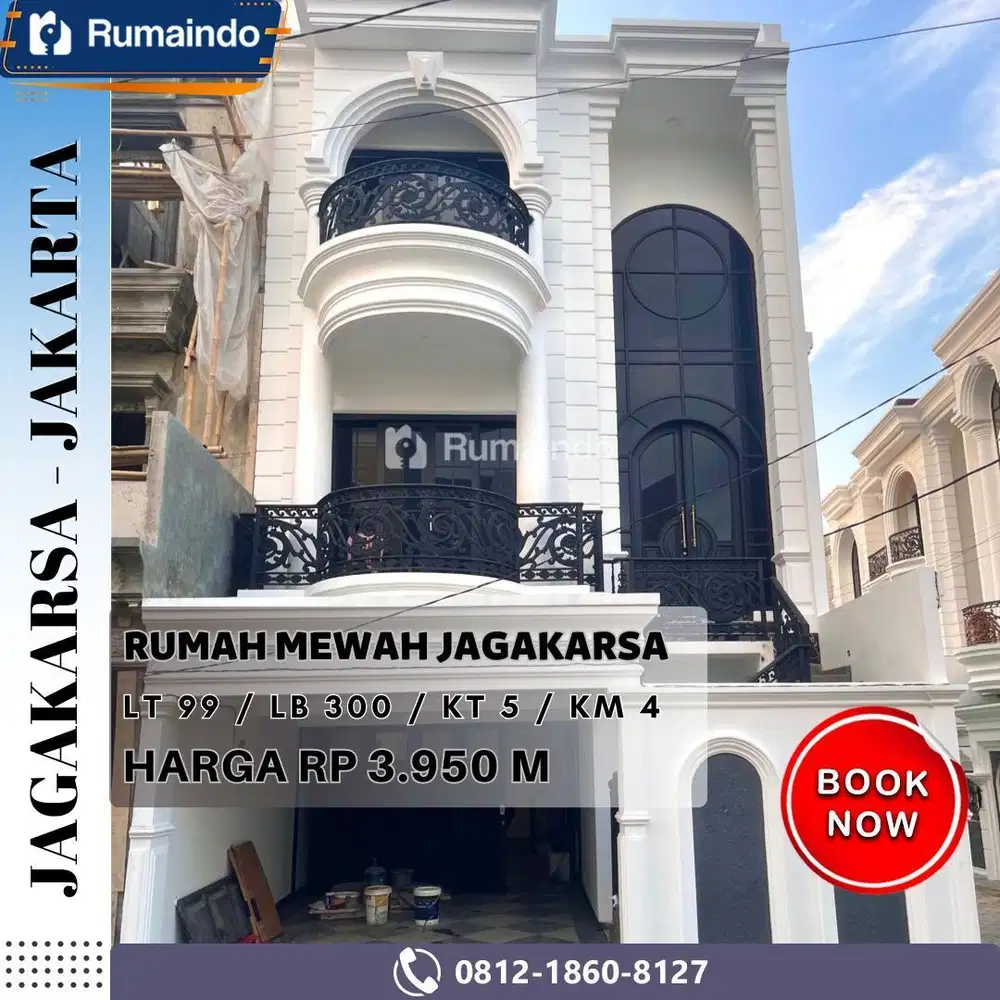 Dijual Rumah Mewah American Classic di Jagakarsa Jakarta Selatan