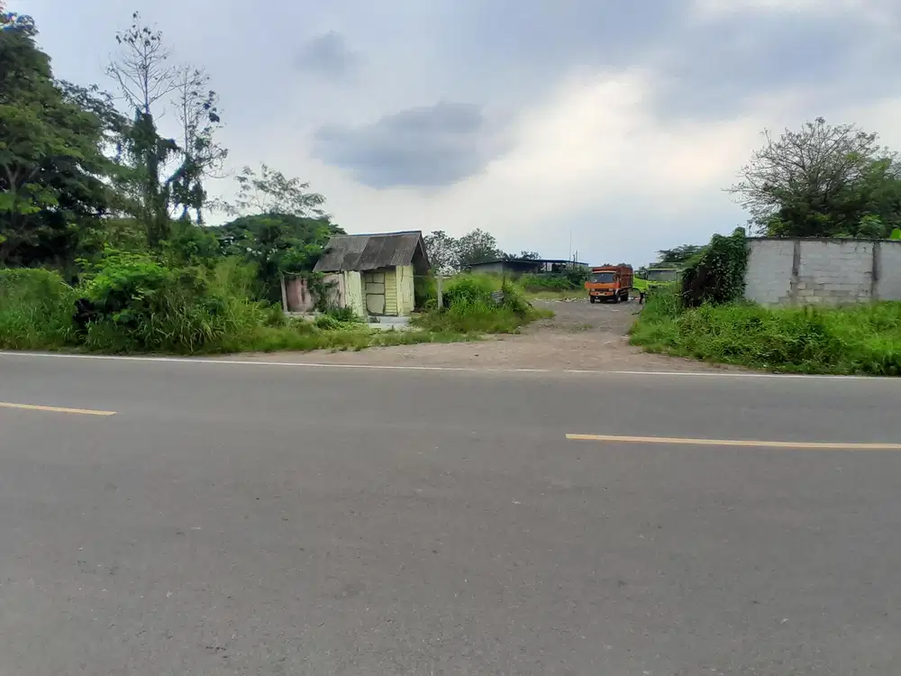 Sewa & Kontrak Tanah Pinggir Jalan Raya Luas 6000 m Dekat Tol Serang