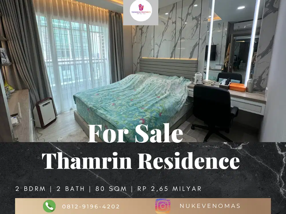 Dijual Apartement Thamrin Residence Premiere 2BR Full Furnished