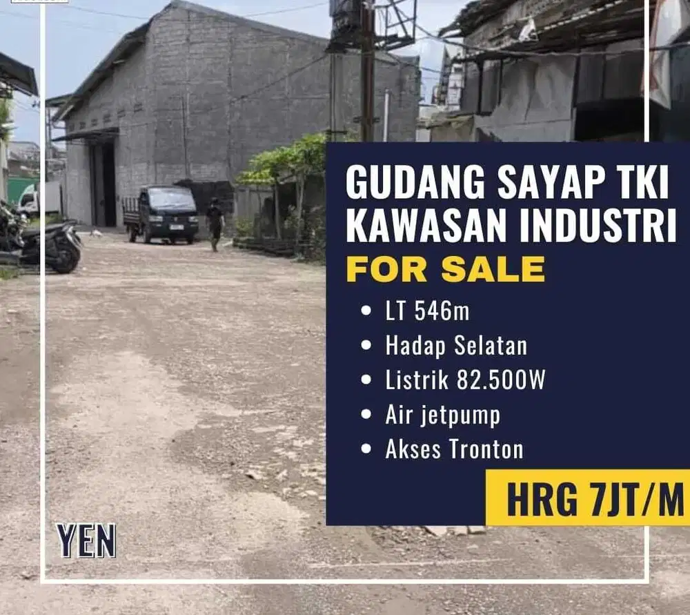 Termurah! Gudang di Sayap Taman Kopo Indah Bandung